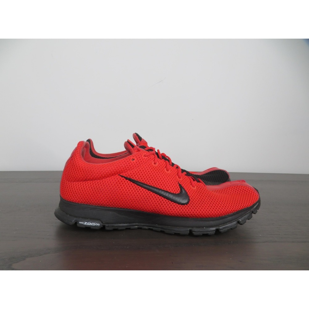 Nike Zoom Shoes Mens Size 12 Red Black Custom Sneakers 319418-991 NIKEiD